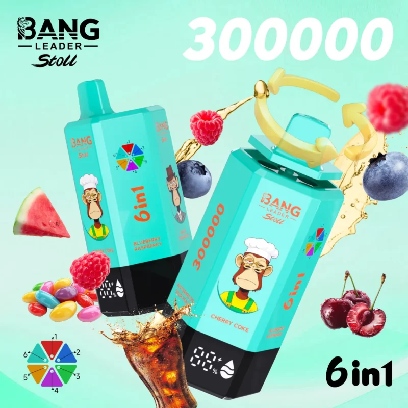 dh-vape-eu-warehouse-bang-leader-300k-パフ-チェリー-コーク-ブルーベリー-ラズベリー-ブラックドラゴン-アイス-レインボーキャンディ-富士山-アイス-スイカ-サワーピーチ